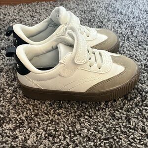 Carter's White and Tan Kids' Sneakers